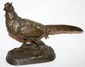 122072 ALFRED BARYE BRONZE PHEASANT 19TH C CASTING
