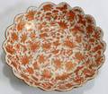 052061 CHINESE EXPORT PORCELAIN DISH H 2 DIA 9 14