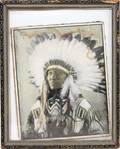 040086 FA REINHART OFFSET LITHO SIOUX INDIAN CHIEF