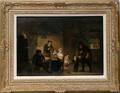 032074 MANNER OF JAN STEEN OILBOARD MAILMAN VISITING