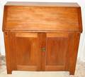 030089 AMERICAN WALNUT SLANT DROP FRONT DESK H 40