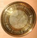 010071 EGYPTIAN BRASS TRAY DIA 41