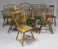 Eight windsor chairs