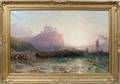 122088 J GRANT EUROPEAN OIL ON CANVAS 1877 28 X
