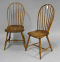 Two bowback windsor chairs