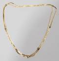 060081 DIAMONDS AND 14 KT GOLD NECKLACE L 30