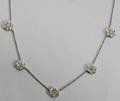 052082 665 CT CLUSTER DIAMOND NECKLACE L 16
