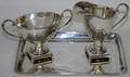 051202 AMERICAN STERLING CREAMER SUGAR  AN TRAY