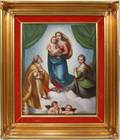 042121 KPM HAND PAINTED PORCELAIN PLAQUE 15 X 12