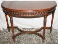 041132 WALNUT CONSOLE TABLE C 1920 H 32 L 46