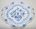 031114 MEISSEN BLUE ONION PORCELAIN PLATTER L 12