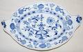 031113 MEISSEN BLUE ONION PORCELAIN PLATTER L 13
