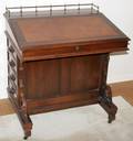 030091 AMERICAN WALNUT  OAK DAVENPORT DESK C 1890