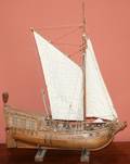 021137 WOOD SHIP MODEL CHINESE