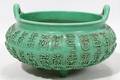 021114 CHINESE FOOTED INCENSE BOWL H 3 12