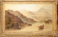 012097 F JAMES ENGLISH 19THC OIL ON CANVAS FISHERMAN