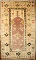 011149 TURKISH WOOL ANTIQUE PRAYER RUG 6 9 X 4 0