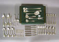 Sterling silver flatware service marked ONC