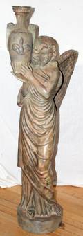 122146 BRONZE FIGURE OF A WOMAN H 44