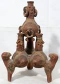 042177 PRE COLUMBIAN STYLE FIGURAL POTTERY GROUP H 19