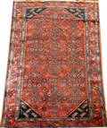 032156 SAROUK PERSIAN WOOL RUG C 1920 4 8 X 3 2