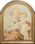 030142 NEEDLEPOINT 30 X 22 ST JOSEPH  CHRIST