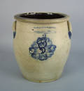 Two gallon stoneware crock 19th c