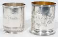 021167 VICTORIAN STERLING CUPS 2 C 1880 H 3 12