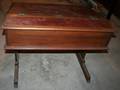 020170 CAPTAINS DESK MAHOGANY AND LEATHER TOP H 33