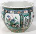 020148 CHINESE PORCELAIN PLANTER H 14 DIA 17