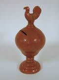 Pennsylvania redware bank ca 1870