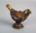 Pennsylvania redware bird whistle probably Montgomery County 19th c