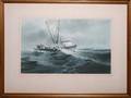 010136 HARRY HEINE WATERCOLOR 13 X 20 BLUE PACIFIC