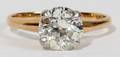122172 143 CT DIAMOND W14 KT GOLD AND PALLADIUM RING