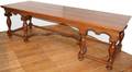 122186 MAHOGANY LIBRARY TABLE EARLY 20TH C H 31