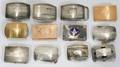060192 STERLING AND PLATED BELT BUCKLES 12