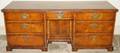 052167 ENGLISH 18TH C STYLE WALNUT DESK C 1920S