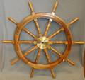 050149 WOOD SHIPS WHEEL 20TH C DIA 49