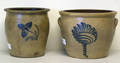 Two stoneware crocks