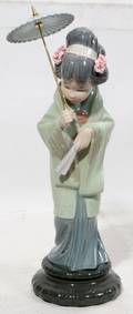 040225 LLADRO PORCELAIN GEISHA GIRL H 12