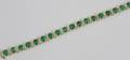 032179 935 CT NATURAL EMERALD  DIAMOND BRACELET