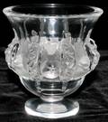 012204 LALIQUE DAMPIERRE PATTERN VASE H 4 12