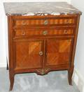 012197 LOUIS XV STYLE COMMODE 19TH C H 36 W 32