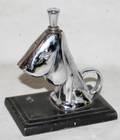 060247 RONSON NICKEL PLATED DOG FORM LIGHTER H 4 12