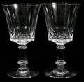 060235 FOSTORIA CRYSTAL GOBLETS DOLLY MADISON 12