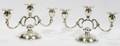 052238 FRED HIRSCH CO STERLING THREE LIGHT CANDELABRA