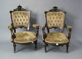 Pair of Victorian armchairs