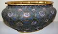 052222 CHINESE DORE BRONZE AND CLOISONN PLANTER H 8