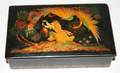 051334 RUSSIAN LACQUER BOX 1967 H 2 L 6 34