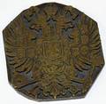 051330 RUSSIAN BRONZE PRINTERS PLATE H 3 W 2 34